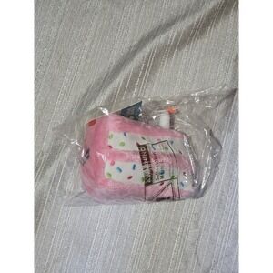 Birthday Gifts for Dogs - Pink Birthday Cake Slice, Plush Squeaky Dog Toy, Dog